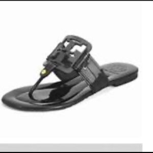 Tory Burch patent leather black sandal